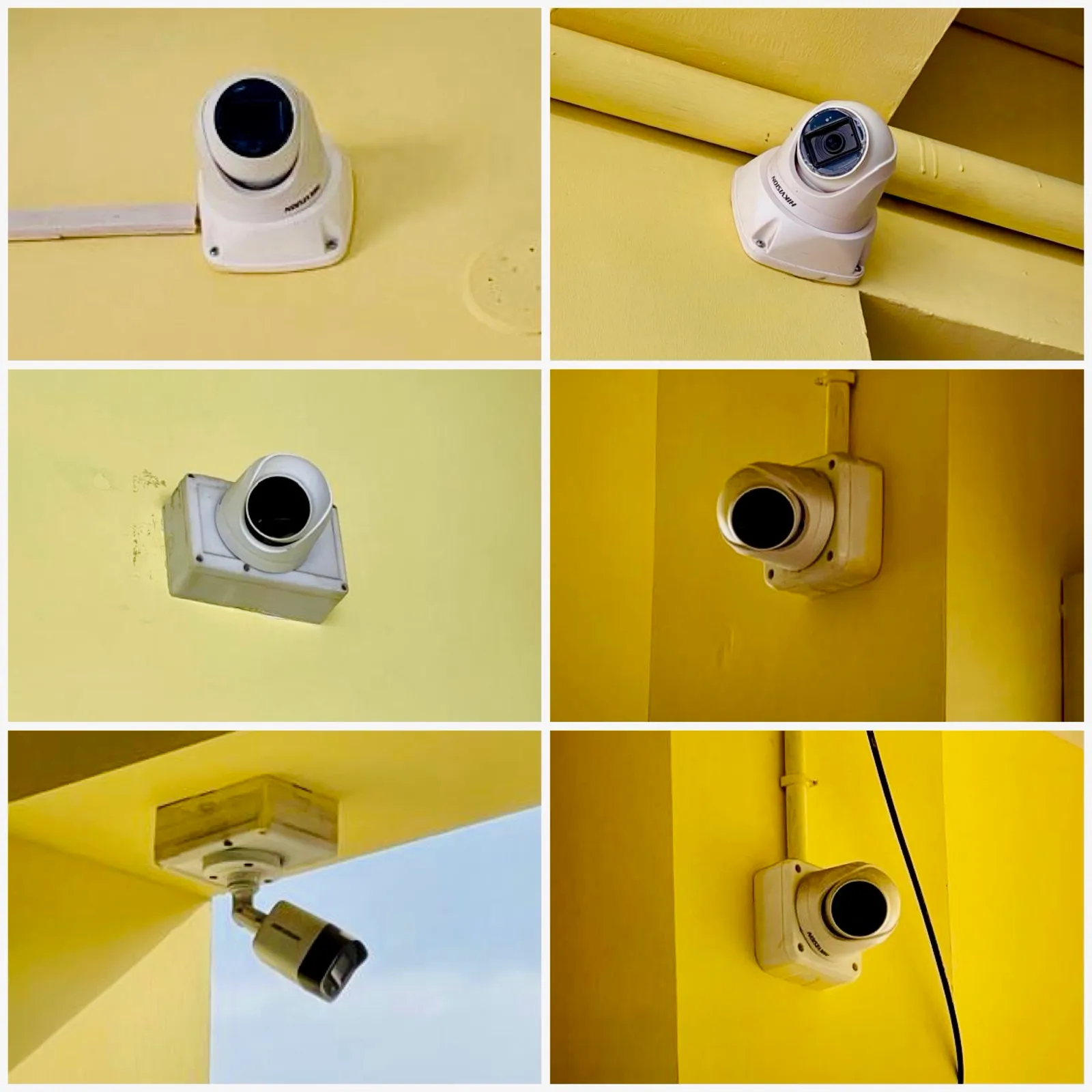 CCTV security cameras at Q Residency men's PG, Peelamedu